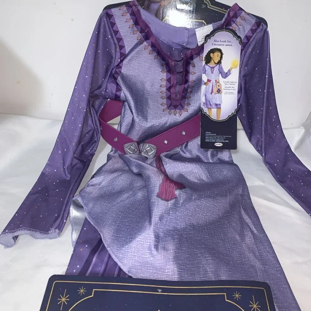 NWT Disney Wish Movie Asha’s Adventure Costume Dress Child Size Small 4-6x